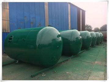 Horizontal Air Receiver Tanks For Compressors , Stainless Steel Pressure Vessel